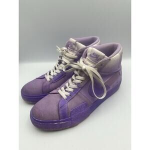 NIKE SB ZOOM BLAZER MID PREMIUM LILAC PURPLE-WHITE Size 9